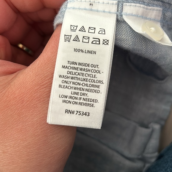 Linen button down - Picture 3 of 4